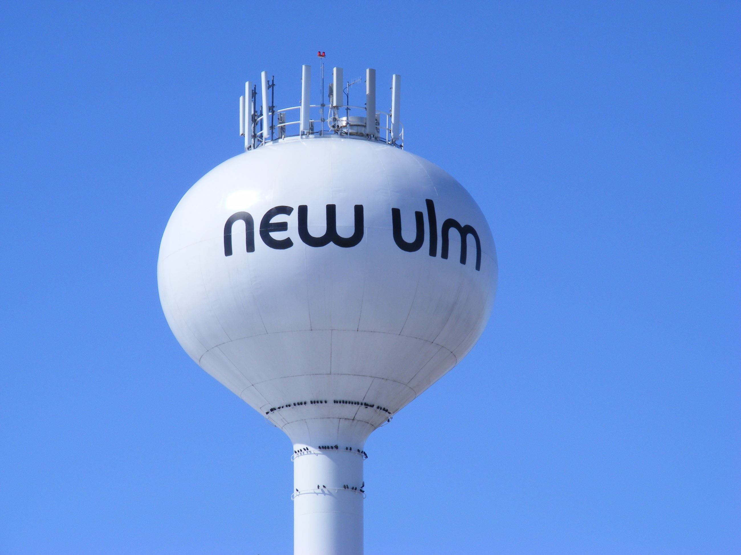 Airport water tower in New Ulm