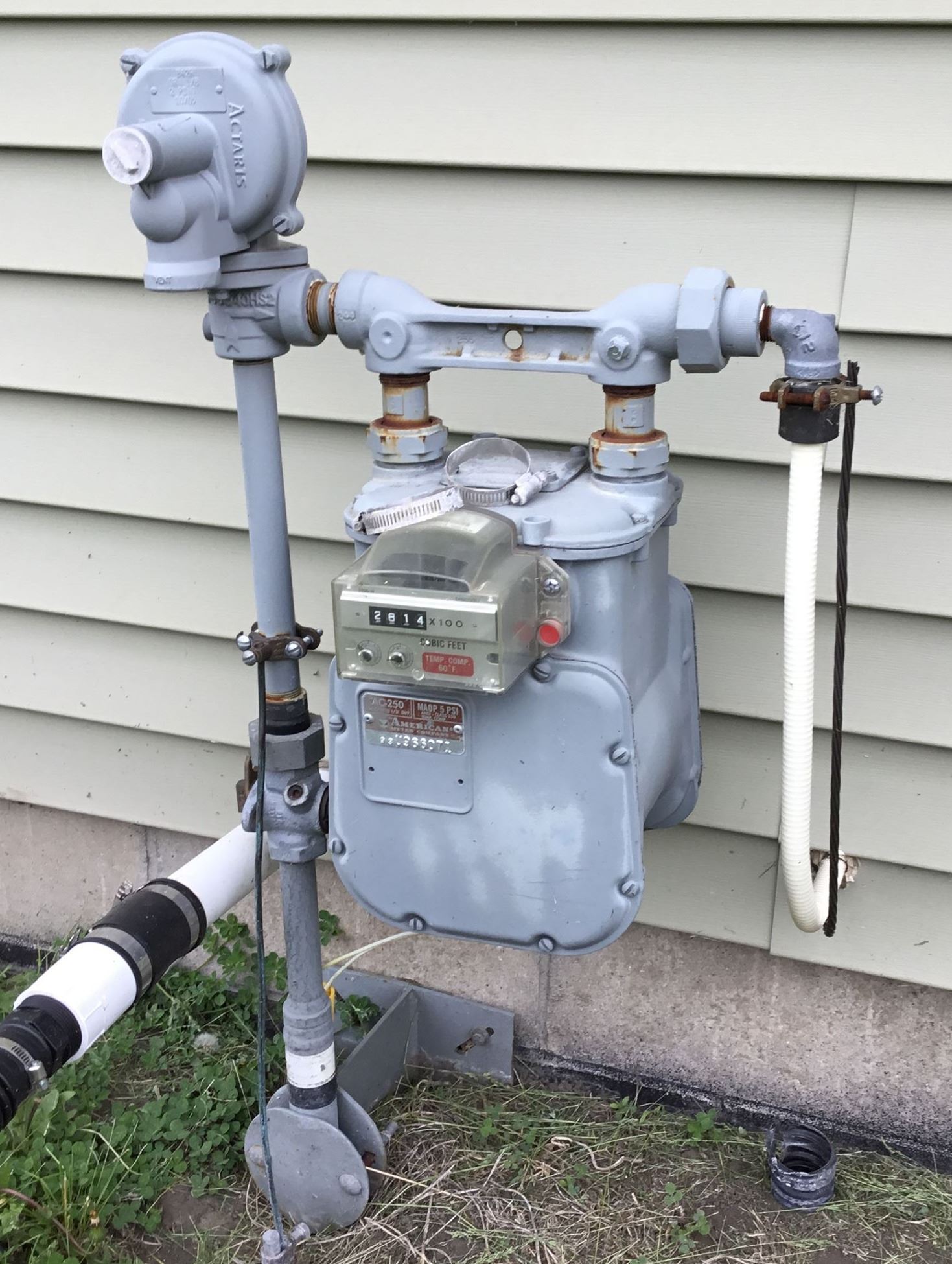 Residential gas meter