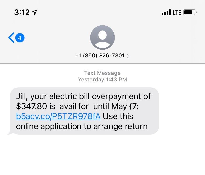 Text Scam