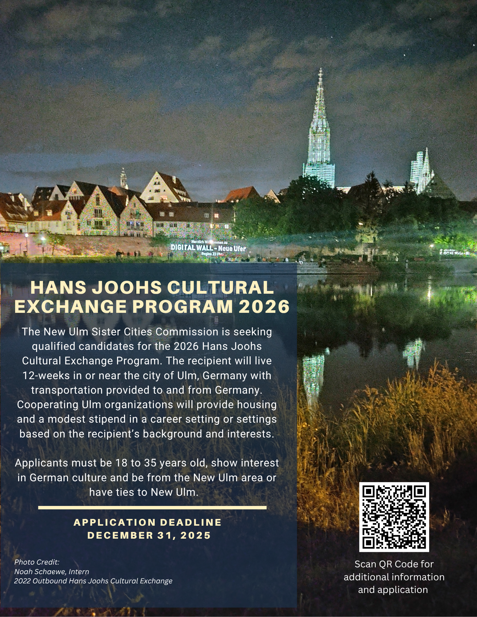 Hans Joohs Exchange Flyer 2026